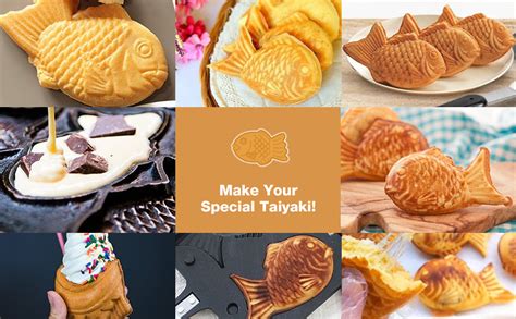 Molde para Tartas en Forma de Pez Taiyaki Máquina para Hacer Gofres