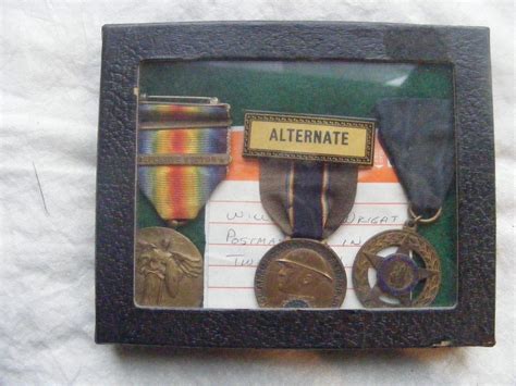 3 NAMED WW1 US Military Medals,Victory Medal With 2 BARS,AMERICAN ...