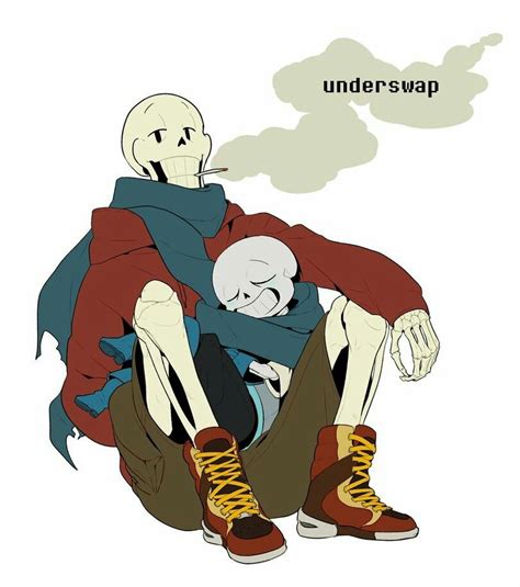 Underswap Sans And Papyrus Underswap Undertale Drawings Undertale Funny Undertale Cute