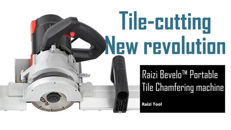 Raizi Bevelo™ 45 Degree Tile Chamfer Cutter With Aluminum Base Plate