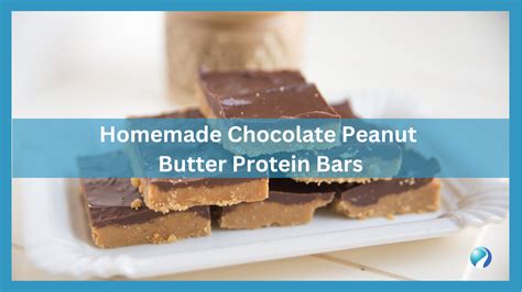 Homemade Chocolate Peanut Butter Protein Bars Mississauga