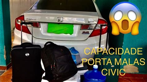 Qual A Capacidade Do Porta Malas Do Honda Civic Me Surpreendeu