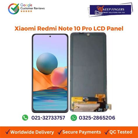 Buy Xiaomi Redmi Note 10 Pro Lcd Panel In Pakistan Keepfinger