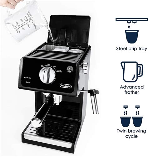 De Longhi Ecp Espresso Machine Review The Coffee Carte