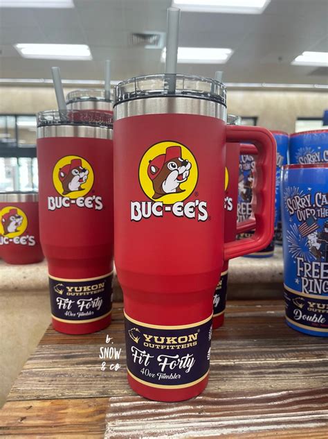 Bucees 40 Oz Tumbler With Straw Bucee Tumbler Bucee Tall Tumbler Fit