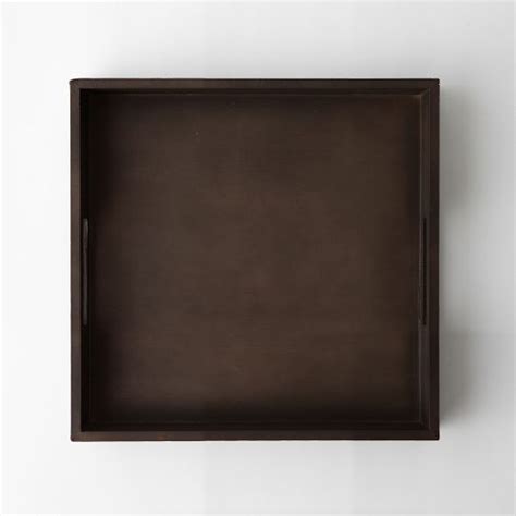 Square Lacquer Trays Espresso Kitchen And Master Bath Decoration Art