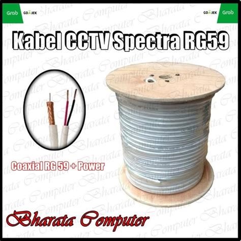 Jual Kabel CCTV Spectra RG59 Kabel Coaxial Power RG 59 Optimus Series