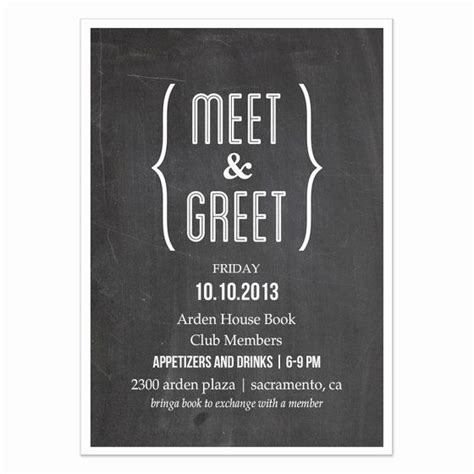 Meet And Greet Invitation Mofia Meet And Greet Invitation Friend