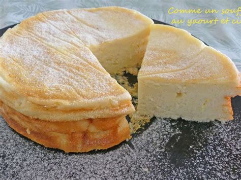 Un gâteau comme un soufflé léger au yaourt et citron Recette par