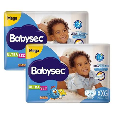 Kit Fraldas Babysec Galinha Pintadinha Ultrasec Mega Tamanho Xxg