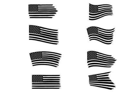 Distressed American Flags Graphic By George Khelashvili · Creative Fabrica