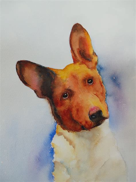 Border Collie Watercolor at GetDrawings | Free download