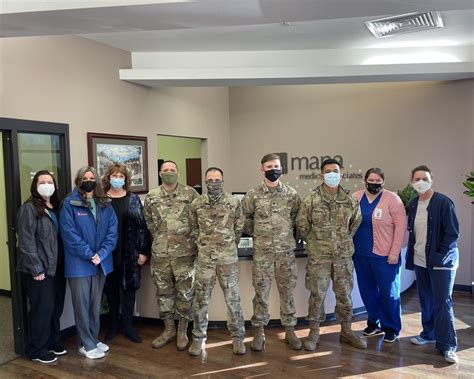 Arkansas National Guard Arrives At Mana Clinics Medical Associates Of