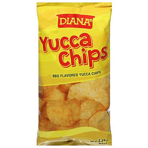 Diana Yucca Chips Bbq Flavored Oz Shop Priceless Foods