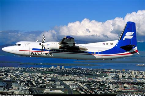 Fokker 50 Flugleidir Icelandair Aviation Photo 0779842