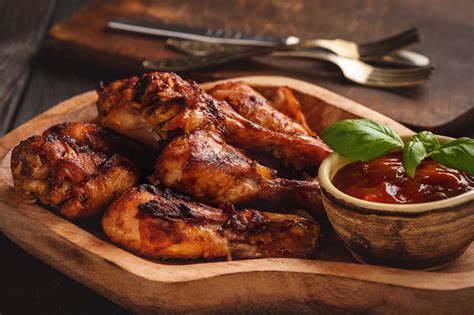 Download Meat Ketchup Food Chicken 4k Ultra Hd Wallpaper