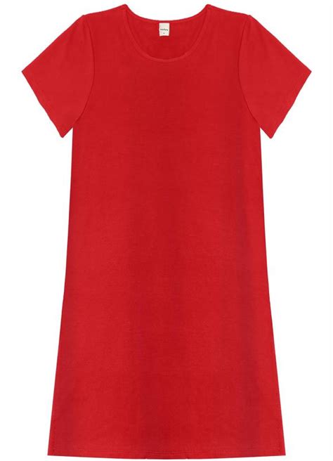 Blusa B Sica Alongada Feminina Vermelho Rovitex