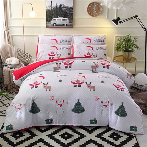 Comforter Duvet Cover Set Merry Christmas T Bedding Set Bedclothes