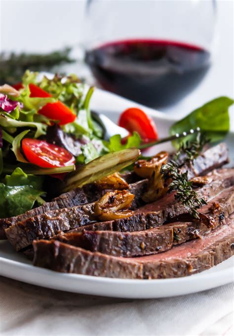 Butter Basted Flank Steak - A Beautiful Plate