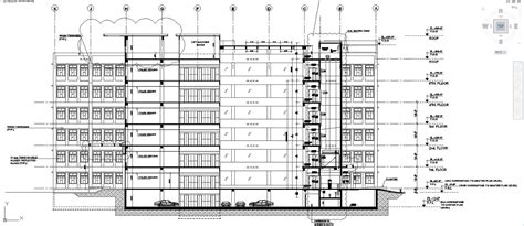 Cad Drawing For High Rise Building Elevation Design In Dwg File Cadbull