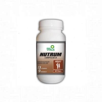 AURA VITALIS Nutrum Adult 1 Frasco 60 Capsulas Vitaminas Calcio Zinc