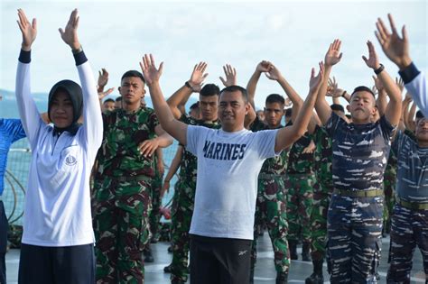 Bersama Kepala Staf Tni Angkatan Laut Prajurit Latgabma Super Garuda