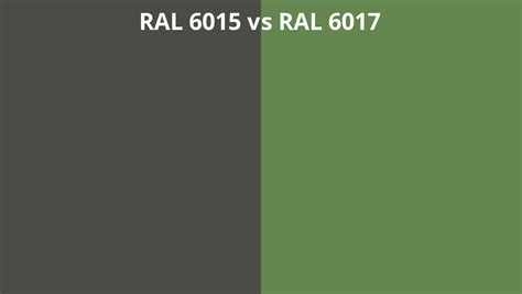 Ral 6015 Vs 6017 Ral Colour Chart Uk