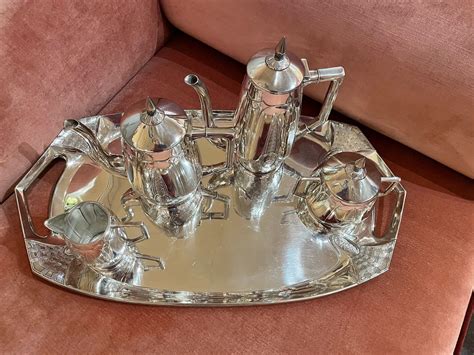 Jugendstil Art Deco Silver Tea And Coffee Set From Germany Art