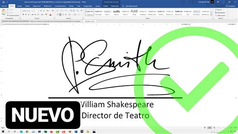 Word Agregar 123456 O Más Líneas De Firma A Un Documento De Word Youtube