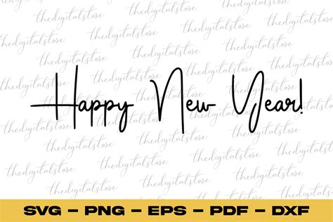 Happy New Year SVG | Happy New Year Graphic by TheDigitalStore247 ...