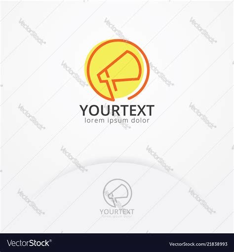 Loud logo design Royalty Free Vector Image - VectorStock