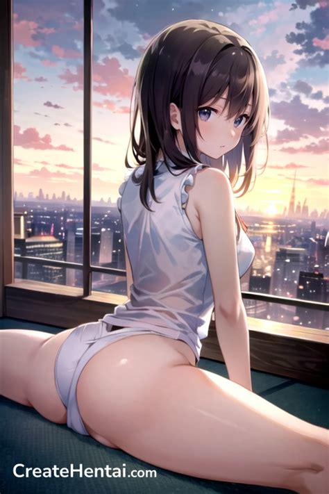 Outside Sunset Rear View Hentai AI Porn