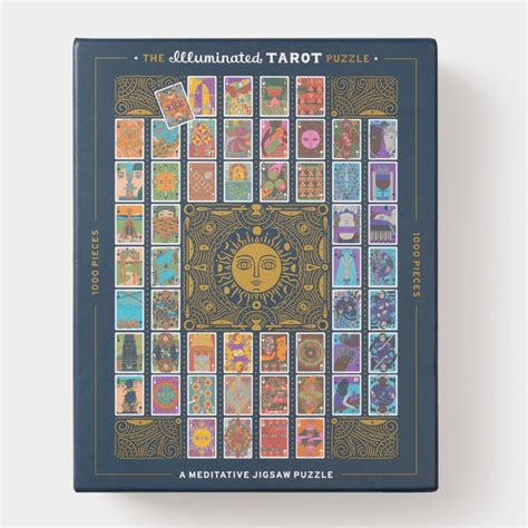 The Illuminated Tarot Puzzle A Meditative 1000 Piece Puzzle The