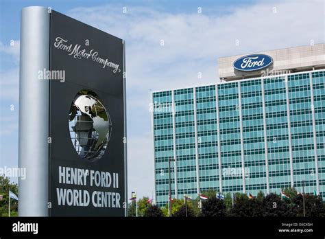 The Headquarters Of The Ford Motor Company In Dearborn Michigan Stock