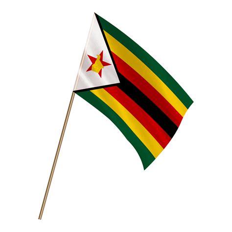 isolated national flag  zimbabwe  png