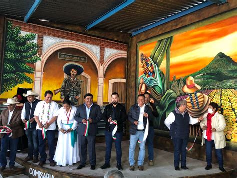 MURAL CULTURA DE DOXEY DECORA INSTALACIONES DE LA COMISARÍA EJIDAL DE