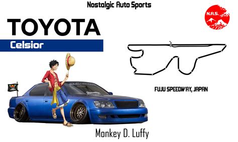 Flag Luffy Toyota Celsior Nostalgic Auto Sports