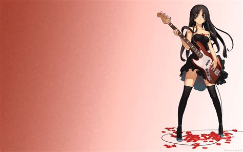 Mio Akiyama Hd Wallpaper Iconic Bassist From K On