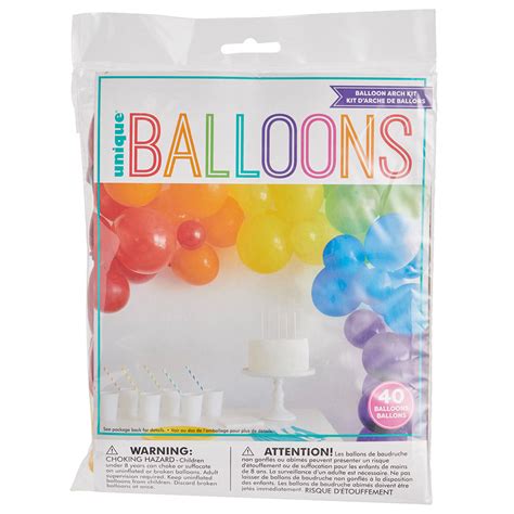 Wilko Rainbow Balloon Arch Kit Wilko