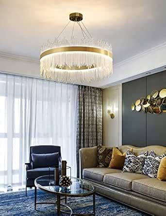 Buy CITRA 600 MM Crystal LED Chandelier Ring Hanging Suspension Lamp