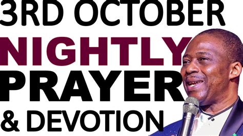 October Rd Dr Olukoya Deliverance Midnight Prayers Live Youtube