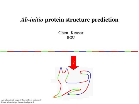 Ppt Ab Initio Protein Structure Prediction Powerpoint Presentation