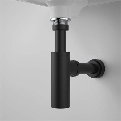 Caroma Vogue 40mm Bottle Trap Matte Black Thrifty Bathrooms And