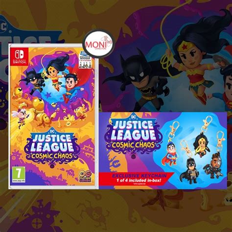 [โค้ด 10ddxnovw2 ลด 10 ] เกมส์ Dc Justice League Cosmic Chaos แถมพวงกุญแจ Eu En Nintendo