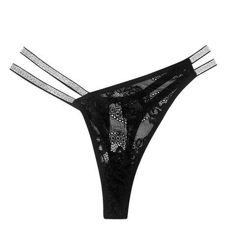 frariair Sexxy Lace for Women Low Waist V String Thongs Underwear