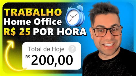 Horas De Trabalho Remoto R Por Dia Em Home Office Vagas