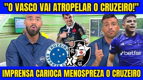 INACREDITÁVEL JORNALISTA CARIOCA MENOSPREZOU O CRUZEIRO ANTES DE JOGO