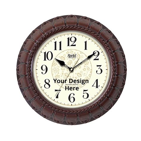 Buy Brown Customized Ajanta Plastic Real Silent Sweep Movement Vintage