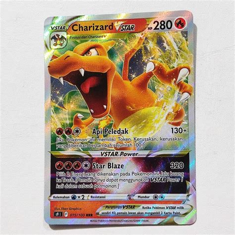 Jual Kartu Charizard Vstar Rrr S Kartu Pokemon Indonesia Tcg