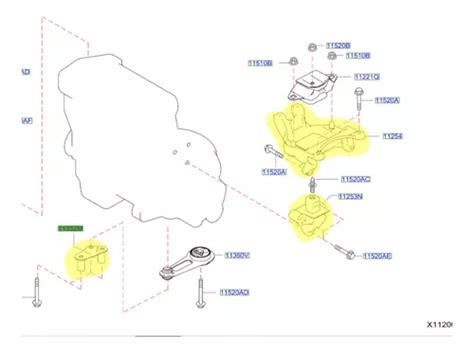 Jgo De Soportes De Motor Original Nissan Versa Env O Gratis
